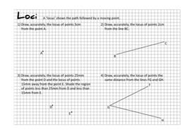 loci problem solving worksheet