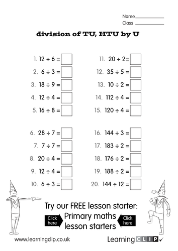 lesson starter worksheets teaching resources