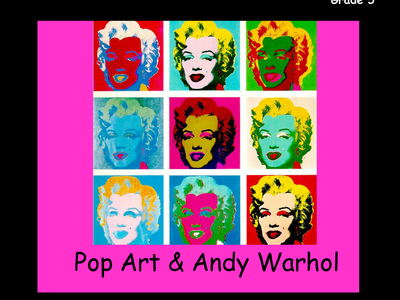  Pop  Art  Andy Warhol ppt 