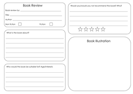 book review template basic