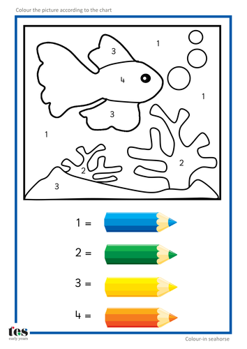 Colour by Numbers | Teaching Resources