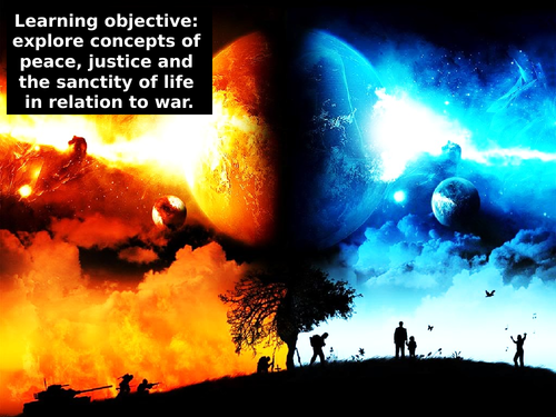 Attitudes to war (Lesson 1 of 5) KS4 GCSE.pptx | Teaching Resources