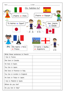 Où habites-tu? Countries &amp; Cities | Teaching Resources