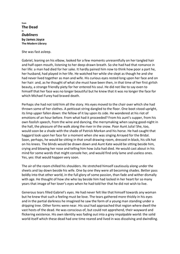 Literary description of london image