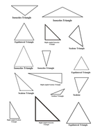 Triangle Worksheet | Teaching Resources
