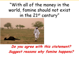 famine exist still does why resources