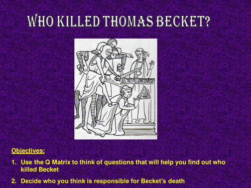 Thomas Becket | Teaching Resources