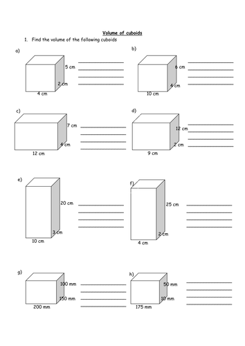 Finding the volume of prisms and cylinders by ...