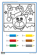 Colour by Numbers TEACCH Activities - Christmas! by tesAutism ...