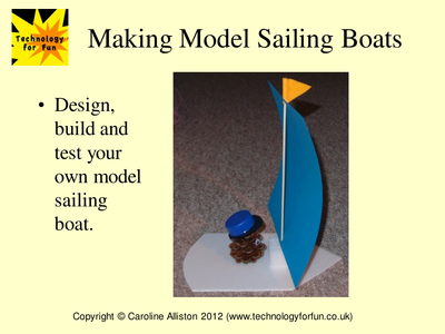 ks1/2 materials & forces - build & test a sailboat by