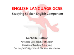 Guide to teaching spoken language study | Teaching Resources