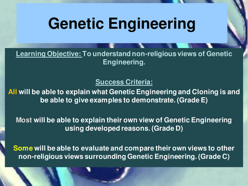 Genetic Engineering | Teaching Resources