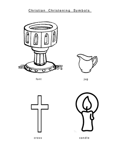 Christian Christening Symbols | Teaching Resources