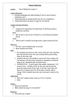 Year 8 Badminton Lesson Plans by pegan1 - UK Teaching Resources - TES