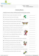 Christmas Rhymes | Teaching Resources