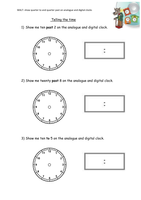 nearest 5 worksheet the to time  Telling   Worksheet (39 5 time minutes.docx minutes nearest the KB