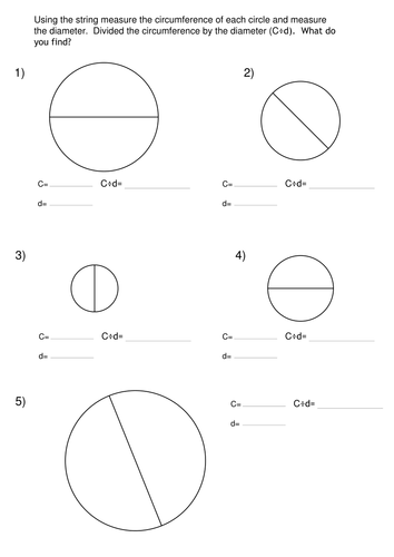 Investigating Pi | Teaching Resources