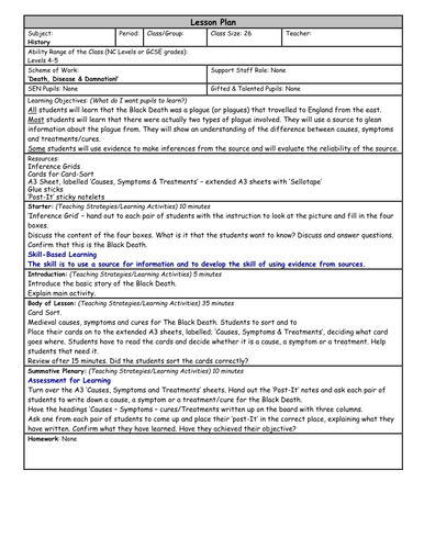 Black death year 7 homework 07 picture