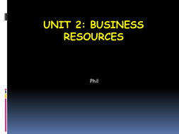 Unit 20 p3 level 2 business