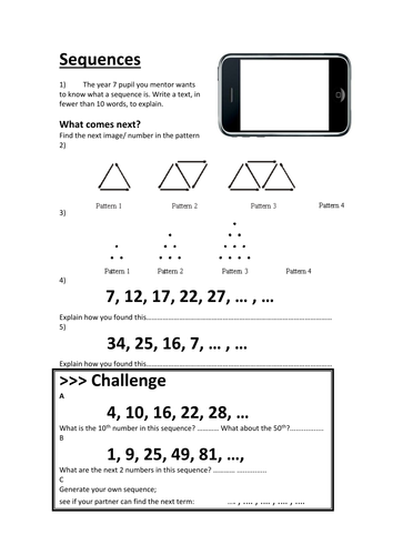 A - Introduction to Sequences - handout.docx