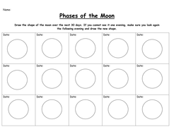 Moon diary homework ks2 07 image