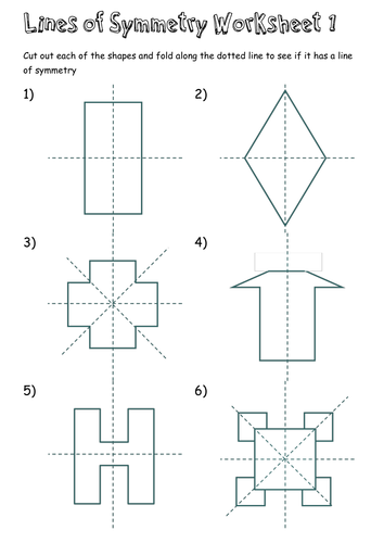 lines of symmetry worksheets teaching resources