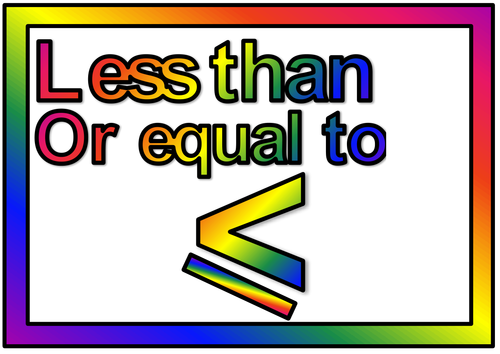 More Than Less Symbols