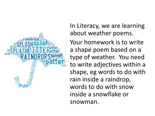 Weather poems by choralsongster - Teaching Resources - TES