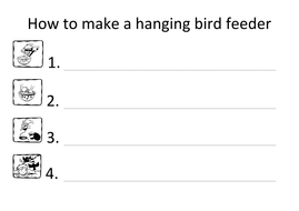 How To Make A Hanging Bird Feeder Teaching Resources