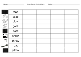 oa and ow (oa) digraph worksheets | Teaching Resources