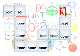 phonics board game teaching resources