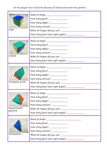 draw 3d shapes and write their properties