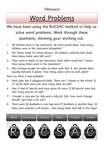 year 3 numeracy homework word problems teaching resources