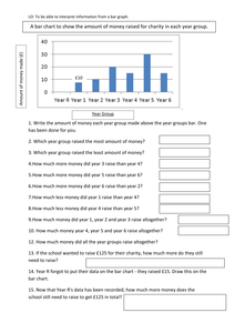 worksheets for year 34 data handling resources tes