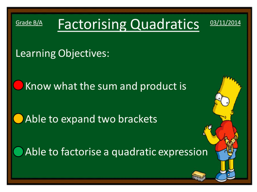 Factorising Quadratics.pptx