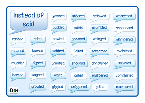 Alternative Vocabulary Word Mats | Teaching Resources