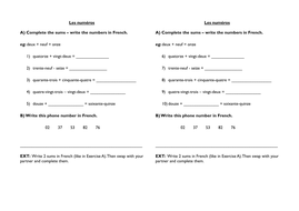 french vocabulary revisionstarter worksheets by myrtille teaching