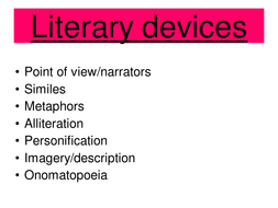 literary devices in creative writing