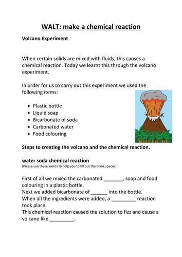 The Volcano Experiment | Teaching Resources