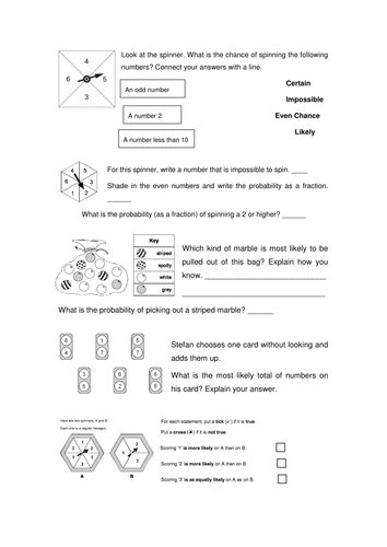 Probability Word Problems by JamieJay7 - Teaching ...