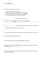 KS3 Physics - Magnetism, Magnets and Electromagnets ...