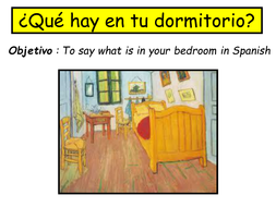 Mi Dormitorio Teaching Resources