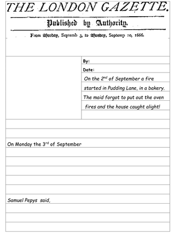 Year 3 newspaper report image