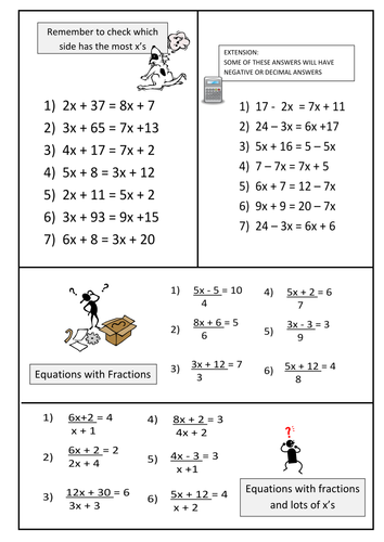 Printables Solving Equations With Variables On Both Sides Worksheet worksheet solving equations with variables on both sides davezan davezan