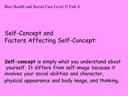 Self Concept | Teaching Resources