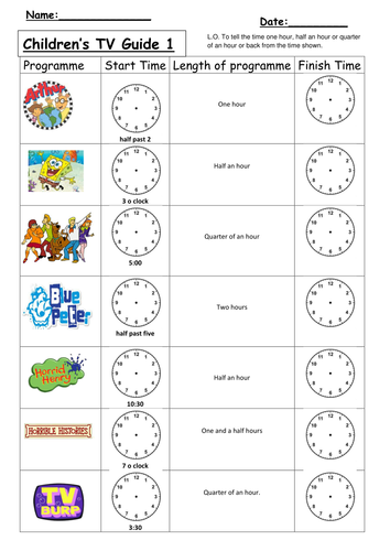 time later and before differentiated worksheets teaching