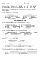 French verbs avoir and être worksheet | Teaching Resources