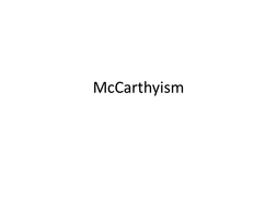 mccarthyism powerpoint