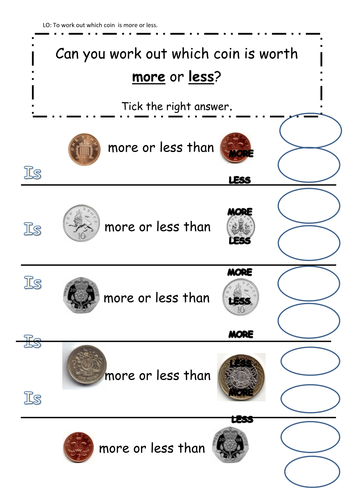 money worksheets teaching resources