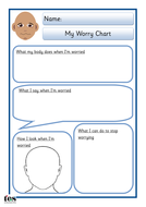 Managing Worries - noting behaviour and strategies | Teaching Resources